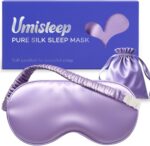 100% Pure Mulberry Silk Sleep Mask - Luxurious 22 Momme Soft Eye Mask for Ultimate Light Blocking, Adjustable for Men & Women, Perfect for Restful Sleep - Black - Image 10