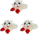 Mini Lamb Chop Plush Squeaky Pet Toy - Officially Licensed, 10" White Cuddle Buddy - Image 17