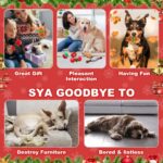 6 Pack Christmas Dog Toys - Squeaky Plush Chew Set with Interactive Rope, Perfect Holiday Stocking Stuffers for Small & Medium Dogs! - Image 6