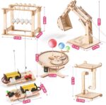 Engaging STEM Science Kits for Kids Ages 8-12 - Fun Wood Building Crafts & 3D Puzzles for Young Engineers! Perfect Gift for Boys 6-11! - Image 8