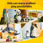 Creator 3 in 1 Wild Animals - Build a Panda, Penguin, or Orca! Fun Building Toy Kit for Kids, Perfect Birthday Gift for 8 Year Olds - 31165 - Image 3