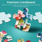 Vibrant 500-Piece Butterfly Flower Puzzle - Fun and Challenging Jigsaw for Adults and Kids, Eco-Friendly Family Game Gift, 20.5x15 Inches - Image 7