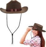 Dreidel Company Kids Cowboy Felt Western Hat - Perfect for Dress Up, Pretend Play, and Party Favors - 22" Circumference - Image 7