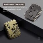 Fidget Toys Adults, EDC Metal Fidget Slider, Magnetic Poker Push Card, Adult Fidget Toy for Anxiety ADHD, Cool Office Gadgets Gift for Dad Teens, Fidgets Toy for Men - Image 5