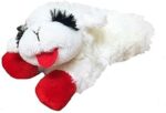 Mini Lamb Chop Plush Squeaky Pet Toy - Officially Licensed, 10" White Cuddle Buddy - Image 4