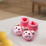 Infant Non-Slip Walking Socks and Slippers with Cartoon Animal Design - Thick and Warm Booties for First Steps - Image 5