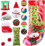 6 Pack Christmas Dog Toys - Squeaky Plush Chew Set with Interactive Rope, Perfect Holiday Stocking Stuffers for Small & Medium Dogs! - Image 7