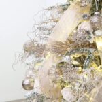 Champagne Shatterproof Christmas Ball Ornaments Set - 30 Clear Glitter Baubles for Stunning Tree Decorations (60mm/2.36") - Image 6