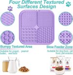 2-Pack Lick Mat for Dogs & Cats with Suction Cups - Anxiety Relief & Boredom Buster, Perfect for Bathing & Grooming with Peanut Butter Fun! - Image 4