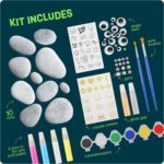 Glow in the Dark Rock Painting Kit - Perfect Christmas Arts & Crafts Gift for Kids Ages 6-12 - Creative Fun for Boys and Girls! - Image 4