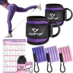 Ankle Resistance Bands with Cuffs for Working Out, Kickbacks, Hip, Leg and Glute Exercise - Training Poster Included - for Women - Image 12