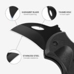 Small Pocket Knife Gift for Men, Keychain Box Cutter with 1.34Inch Blade, Mini Folding Knives EDC Gadgets for Everyday Carry, Stocking Stuffers Gift for Adults Men Him - Image 4