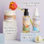 Nurture by Nature Spa Gift Set for New Moms - Relaxing Care Package with Deep Sleep Pillow Spray & Bath Salts, Vegan & Cruelty-Free Essentials - Perfect Baby Shower Gift Basket - Image 2