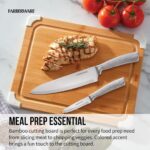 11x14 Inch Nonslip Bamboo Cutting Board with Juice Groove - Perfect for Effortless Food Prep! - Image 7