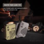 Fidget Toys Adults, EDC Metal Fidget Slider, Magnetic Poker Push Card, Adult Fidget Toy for Anxiety ADHD, Cool Office Gadgets Gift for Dad Teens, Fidgets Toy for Men - Image 6