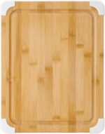 11x14 Inch Nonslip Bamboo Cutting Board with Juice Groove - Perfect for Effortless Food Prep! - Image 9