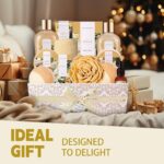 Indulge in Luxury: 12-Piece Vanilla Spa Gift Basket for Women - Perfect Birthday and Christmas Self-Care Set - Image 2