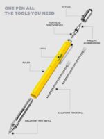 Stocking Stuffers for Men Multitool Pen - Mens Gifts for Christmas Unique White Elephant Gifts for Adults Useful, Birthday Gift Ideas for Dads Grandpas Who Want Nothing, Cool Gadgets EDC Tools for Men - Image 7