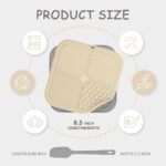 Upgrade Your Pet's Mealtime: 2 Pack Lick Mats for Dogs & Cats - 8.5" Slow Feeder Pads with Suction Cups for Anxiety Relief & Boredom Reduction - Image 2