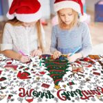 Jumbo Christmas Coloring Poster & Tablecloth - 30x72 Inches Fun Holiday Activity for Kids - Perfect for Parties, Classroom Decorations & Gifts! - Image 3