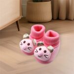 Infant Non-Slip Walking Socks and Slippers with Cartoon Animal Design - Thick and Warm Booties for First Steps - Image 4