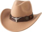 Stylish Kids Cowboy Felt Hat - Jazz Fedora with Belt Buckle for Boys & Girls - Image 8