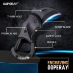 Stocking Stuffers for Men Christmas, Small Pocket Knife for Men Him Dad, Christmas Birthday Gifts, Box Cutter, EDC Gadget Keychain, Every Day Carry Folding Knife, Camping Fishing Hiking Multitool Gift - Image 2