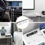 Revolutionary Cord Holder Cable Organizer Clips – Sleek Self-Adhesive Solution for Tidy Desks, Cars, and Nightstands – Durable Black Silicone with Versatile Slot Options! - Image 7