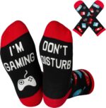 Do Not Disturb I'M Gaming Socks,Funny Sock Gifts for Men Teenboys Husband Dad Women,Christmas Stocking Stuffers Gift - Image 12