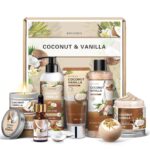 Indulge Her with a Luxurious Vanilla Coconut Spa Gift Set - Perfect Birthday & Thank You Gift for Moms, Grandmas, Girlfriends, Sisters, and Friends!