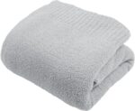 Ultra-Soft Cream Knit Throw Blanket - Lightweight & Fluffy 50x60 Inches for Couch & Bed - Image 11