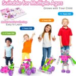 Pink STEM Building Toys for Girls Ages 4-8 - Creative Educational Gifts for Birthdays and Christmas - Image 2