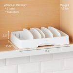 Storalid Adjustable Food Container Lid Organizer - Maximize Kitchen Cabinet Storage, Large Classic Edition - Image 3