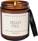 Cozy Fall Soy Candles -  Amber Jar with Warm Spice, Woods & Citrus - 40 Hour Burn Time, Perfect for Home Decor - Image 14