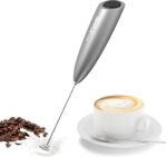 Electric Milk Frother - Handheld Battery Operated Foam Maker with Stainless Steel Whisk & Stand for Perfect Cappuccinos, Lattes, and Bulletproof Coffee - Image 10