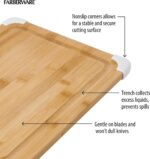 11x14 Inch Nonslip Bamboo Cutting Board with Juice Groove - Perfect for Effortless Food Prep! - Image 4