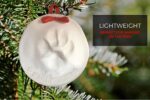 Ultimate Pawprint Keepsake Kit - Create Cherished Christmas Ornaments for Your Pets! Includes Personalization Tool & Display Stands, Non-Toxic Air-Dry Clay, Makes 2 Keepsakes! - Image 3