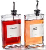 Elegant Gold Olive Oil Dispenser Set - 2-Piece Kitchen Essential for Oils, Vinegars, and Syrups with Stainless Steel Pourers - Image 11