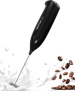 Electric Milk Frother - Handheld Battery Operated Foam Maker with Stainless Steel Whisk & Stand for Perfect Cappuccinos, Lattes, and Bulletproof Coffee - Image 15