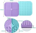 2-Pack Lick Mat for Dogs & Cats with Suction Cups - Anxiety Relief & Boredom Buster, Perfect for Bathing & Grooming with Peanut Butter Fun! - Image 5