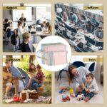 20 Pack Colored Mesh Zipper Pouch Bags, Nylon Puzzle Building Block Sets Toy Storage and Organization, Breathable See Through(10Pcs A4+10Pcs A5) Zipper Pouch with Handle for Games - Image 7