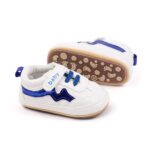 Infant Contrast Color Non-Slip Soft Sole Sneakers for Boys and Girls - Ideal for First Steps in Autumn - Image 7