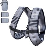 Weighted Vest,6Lb/8Lb/10Lb/12Lb/16Lb/20Lb/25Lb/30Lb Weight Vest with Reflective Stripe, Body Weight Vests for Women, Men, Weight Loss Workout, Strength Training, Running, Walking, Jogging - Image 15