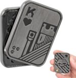 Fidget Toys Adults, EDC Metal Fidget Slider, Magnetic Poker Push Card, Adult Fidget Toy for Anxiety ADHD, Cool Office Gadgets Gift for Dad Teens, Fidgets Toy for Men - Image 7