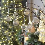 Champagne Shatterproof Christmas Ball Ornaments Set - 30 Clear Glitter Baubles for Stunning Tree Decorations (60mm/2.36") - Image 3