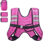 Weighted Vest,6Lb/8Lb/10Lb/12Lb/16Lb/20Lb/25Lb/30Lb Weight Vest with Reflective Stripe, Body Weight Vests for Women, Men, Weight Loss Workout, Strength Training, Running, Walking, Jogging - Image 14