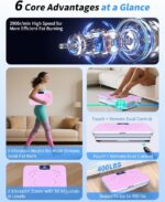 Shake Plate Vibration Exercise Machine for Lymphatic Drainage Massager & Weight Loss, 400 Lbs Capacity Whole Body Vibrating Plate Workout for Women and Men - Image 4