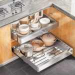 Expandable Pull Out Cabinet Organizer - Heavy Duty Slide Out Drawers with Adhesive Nano Film for Kitchen Base Cabinet Storage (12"-20", White) - Image 10