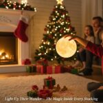 3.5 Inch 3D Moon Lamp - Perfect White Elephant Gift for Women & Girls, Touch-Dimmable LED Night Light with Ceramic Base, Dual-Color Mood Lighting for Kids Room & Christmas Decor - Image 3