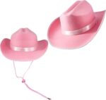 Dreidel Company Kids Cowboy Felt Western Hat - Perfect for Dress Up, Pretend Play, and Party Favors - 22" Circumference - Image 3